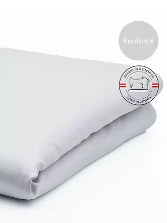 FLEURESSE | Leintuch "Monika" 240x260cm (Weiss) | silber
